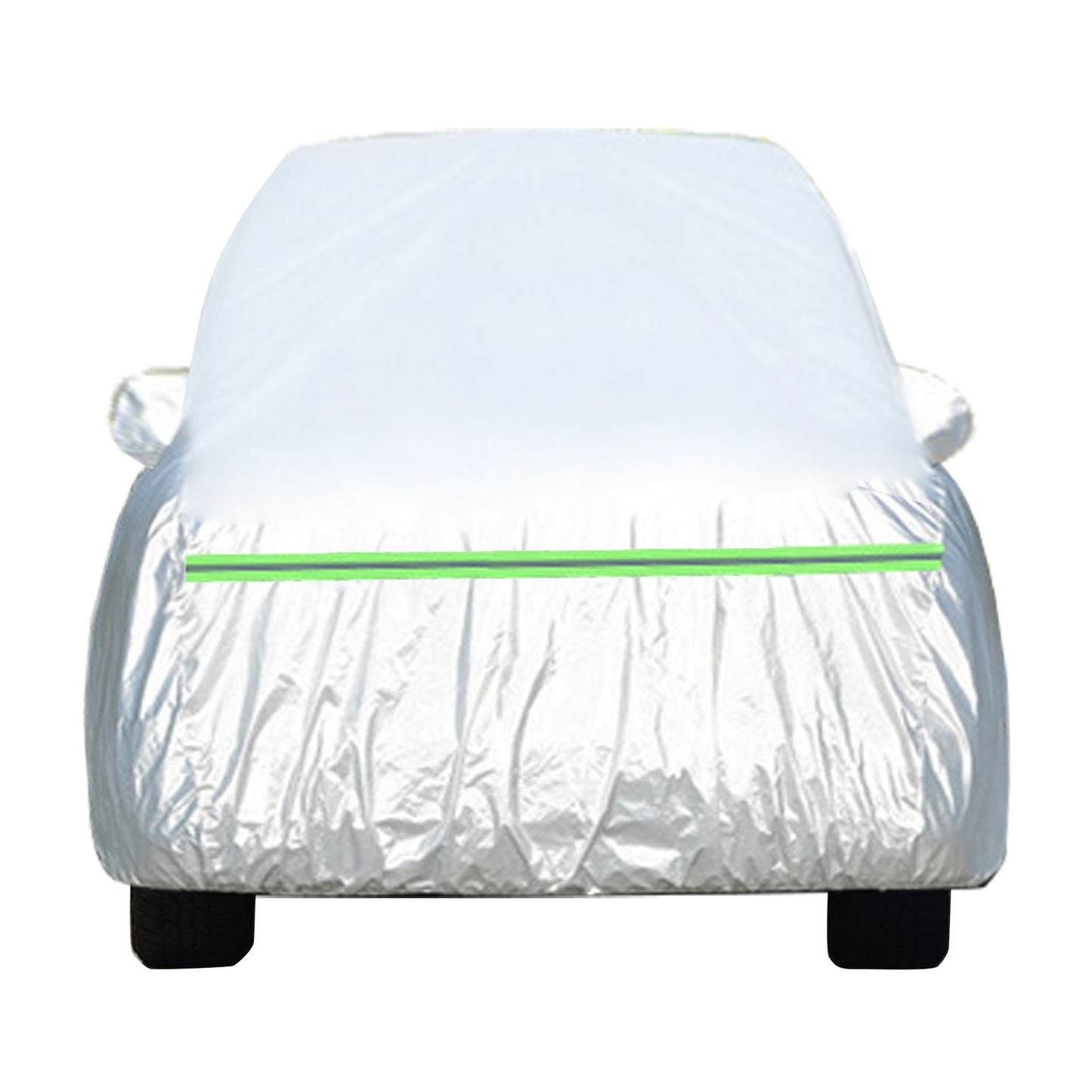 Upgrade Car Cover For Outdoor Dirty Sun Rain Snow Waterproof Breathable Silver