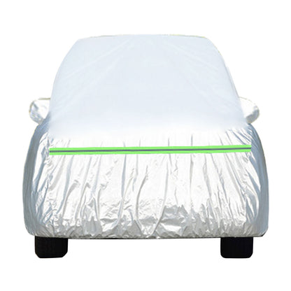 Upgrade Car Cover For Outdoor Dirty Sun Rain Snow Waterproof Breathable Silver