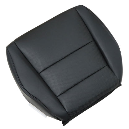 For 2009 to 2014 Acura TSX Front Passenger Bottom Perf Leather Seat Cover Black