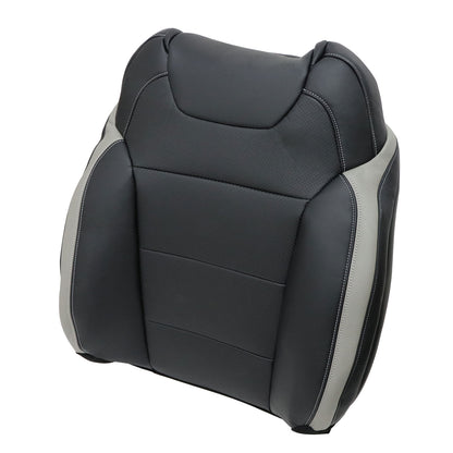 Front Driver Side Top Leather Seat Cover Black For 2017 2018 Ford F-150