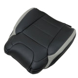 Passenger Side Top Leather Seat Cover Black PERF For 2017 2018 Ford F-150