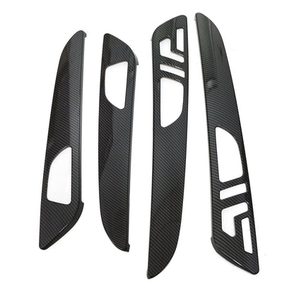 Interior Door Panel Cover Trim Carbon Fiber For Benz GLE GLS W166 X166 2013-19