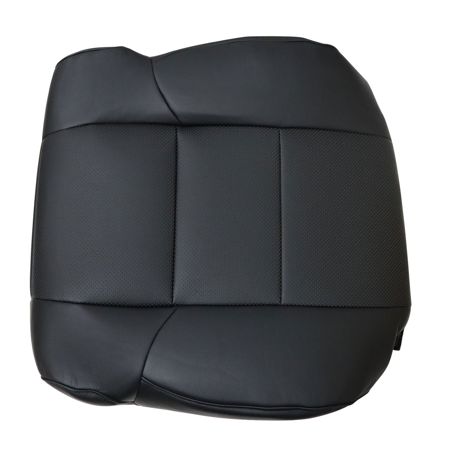 Fit For 2009-2014 Acura TSX Driver Side Top Perforated Leather Seat Cover Black