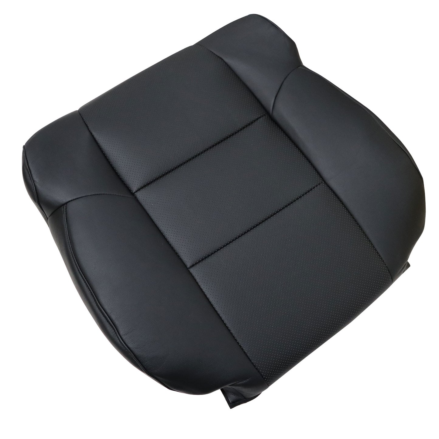 Fit For 2009-2014 Acura TSX Driver Side Top Perforated Leather Seat Cover Black