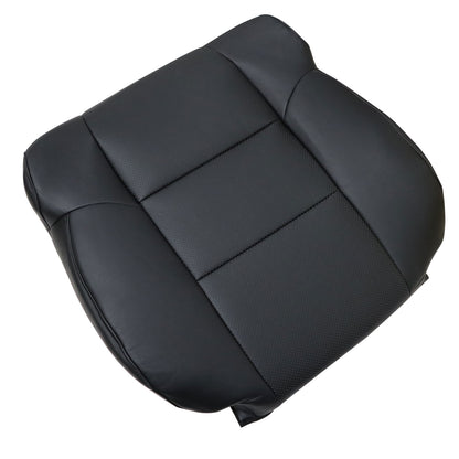 Fit For 2009-2014 Acura TSX Driver Side Top Perforated Leather Seat Cover Black