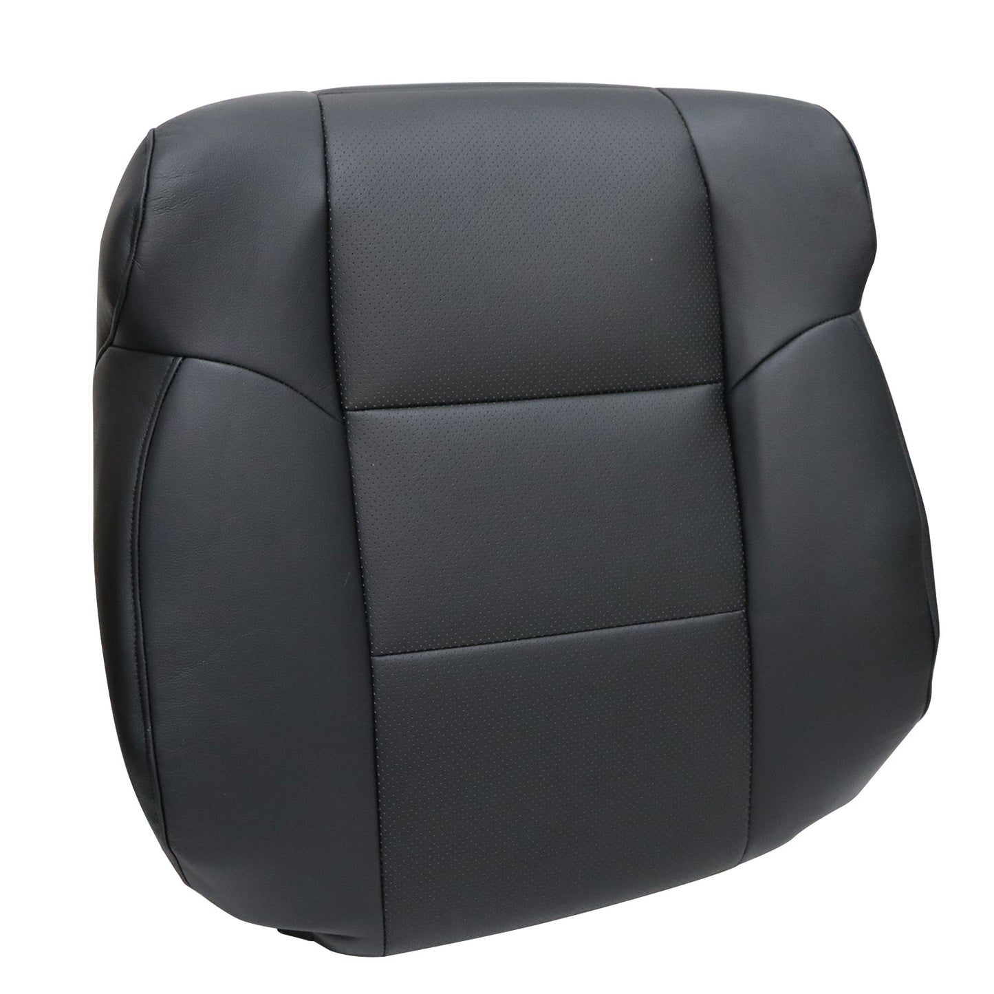 Fit For 2009-2014 Acura TSX Driver Side Top Perforated Leather Seat Cover Black