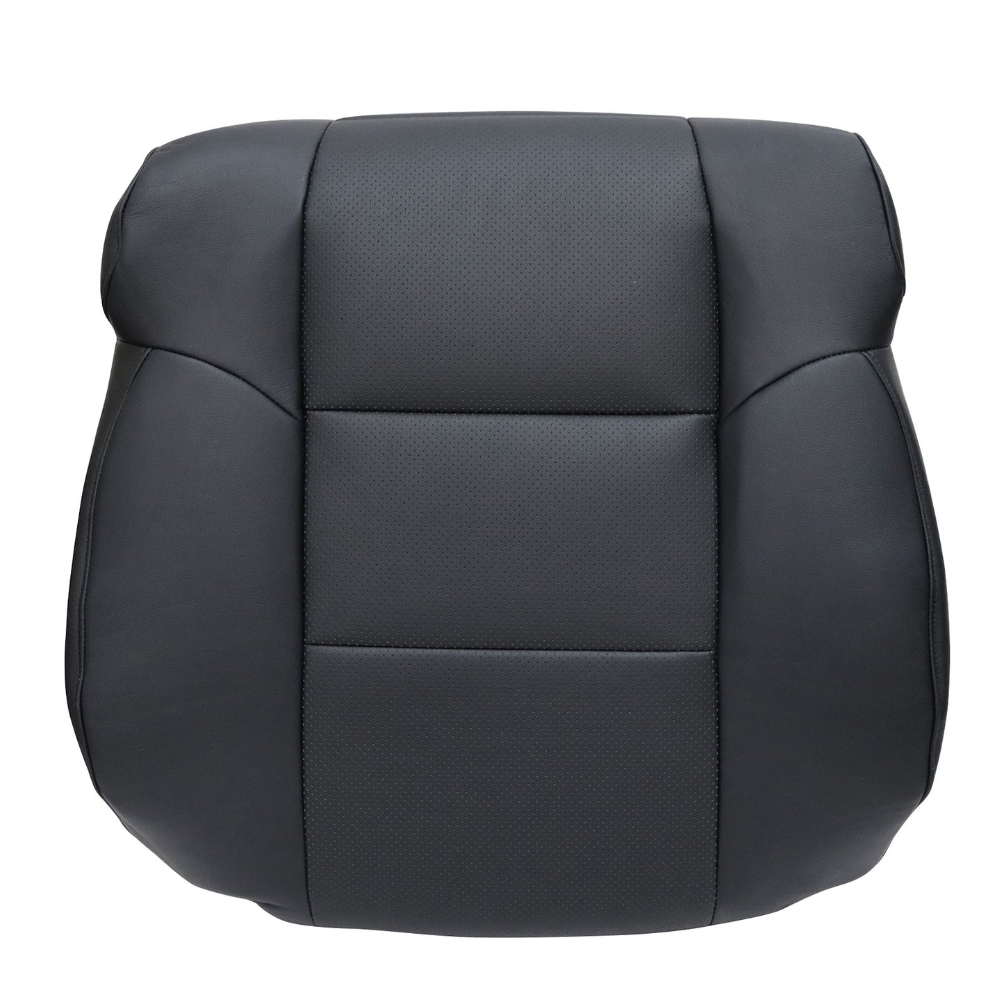 Fit For 2009-2014 Acura TSX Driver Side Top Perforated Leather Seat Cover Black