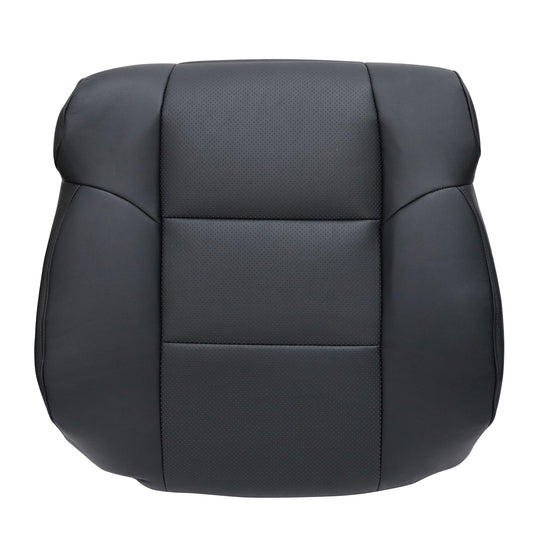 Fit For 2009-2014 Acura TSX Driver Side Top Perforated Leather Seat Cover Black