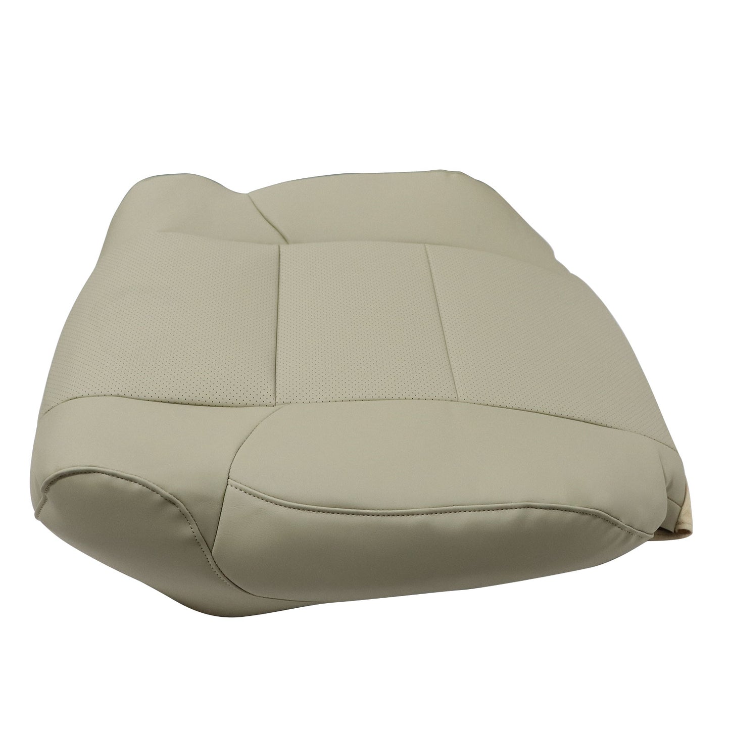 For 2009-2014 Acura TSX Front Driver Side Top Perforated Leather Seat Cover Tan