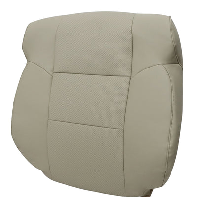 For 2009-2014 Acura TSX Front Driver Side Top Perforated Leather Seat Cover Tan
