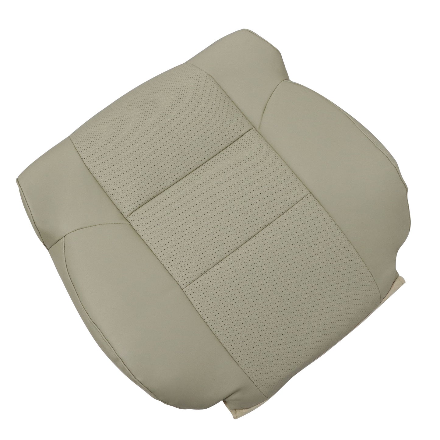 For 2009-2014 Acura TSX Front Driver Side Top Perforated Leather Seat Cover Tan