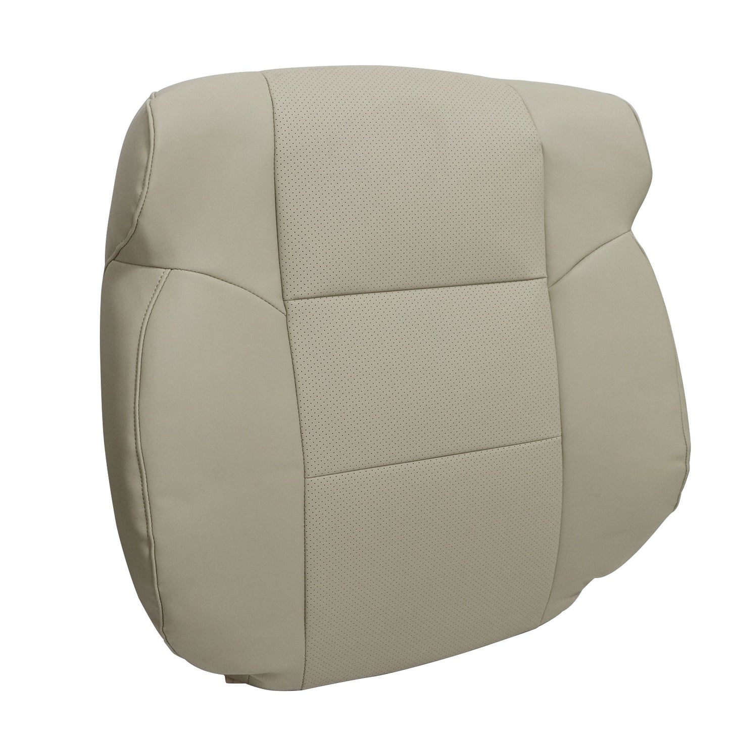 For 2009-2014 Acura TSX Front Driver Side Top Perforated Leather Seat Cover Tan