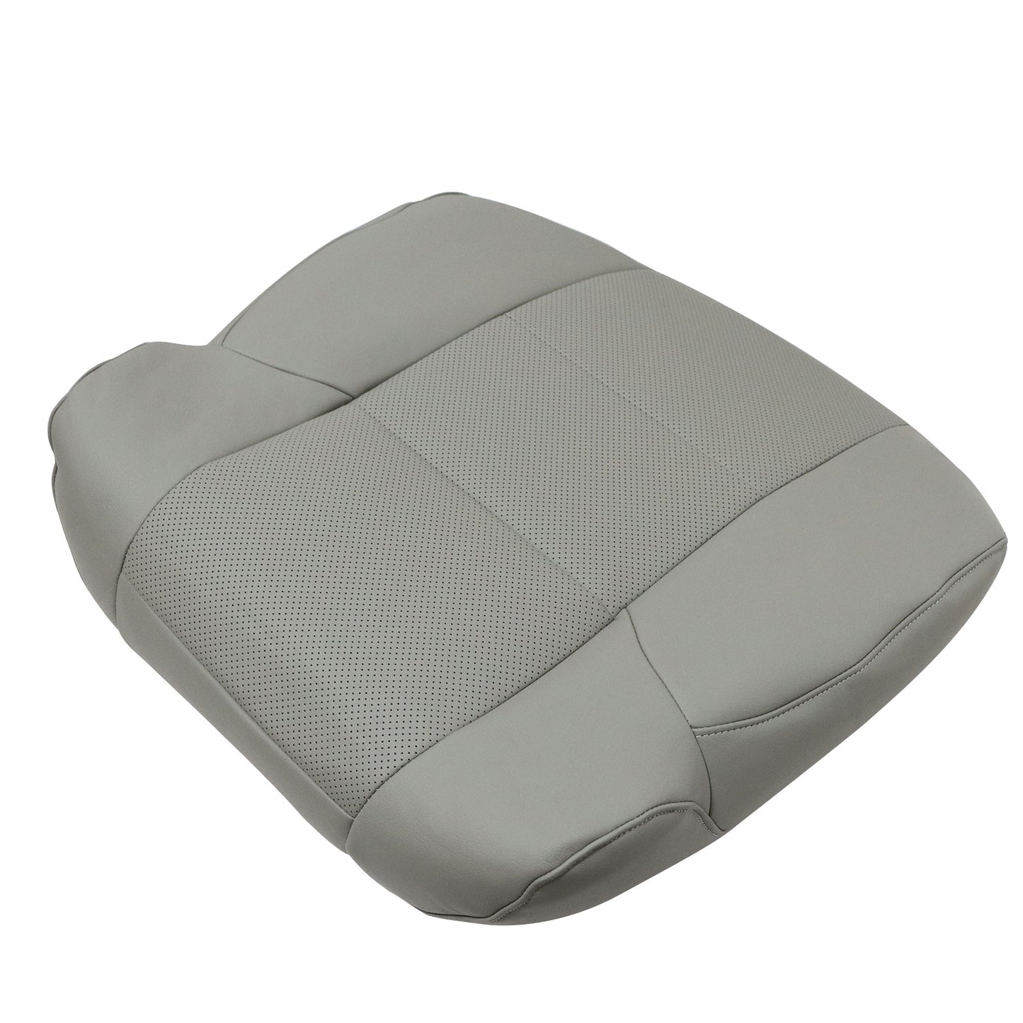 For 2009-2014 Acura TSX Front Driver Side Top Perforated Leather Seat Cover Gray