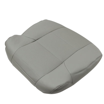 For 2009-2014 Acura TSX Front Driver Side Top Perforated Leather Seat Cover Gray