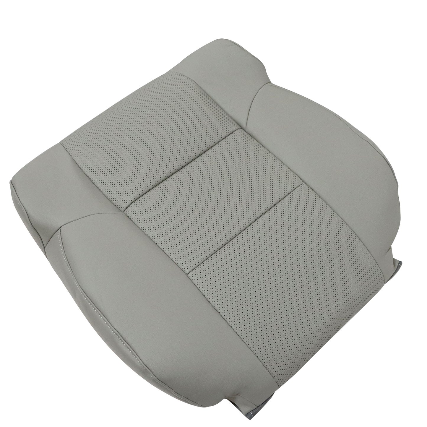 For 2009-2014 Acura TSX Front Driver Side Top Perforated Leather Seat Cover Gray