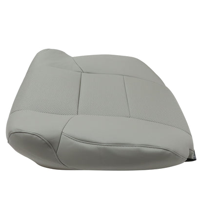 For 2009-2014 Acura TSX Front Driver Side Top Perforated Leather Seat Cover Gray
