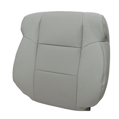 For 2009-2014 Acura TSX Front Driver Side Top Perforated Leather Seat Cover Gray