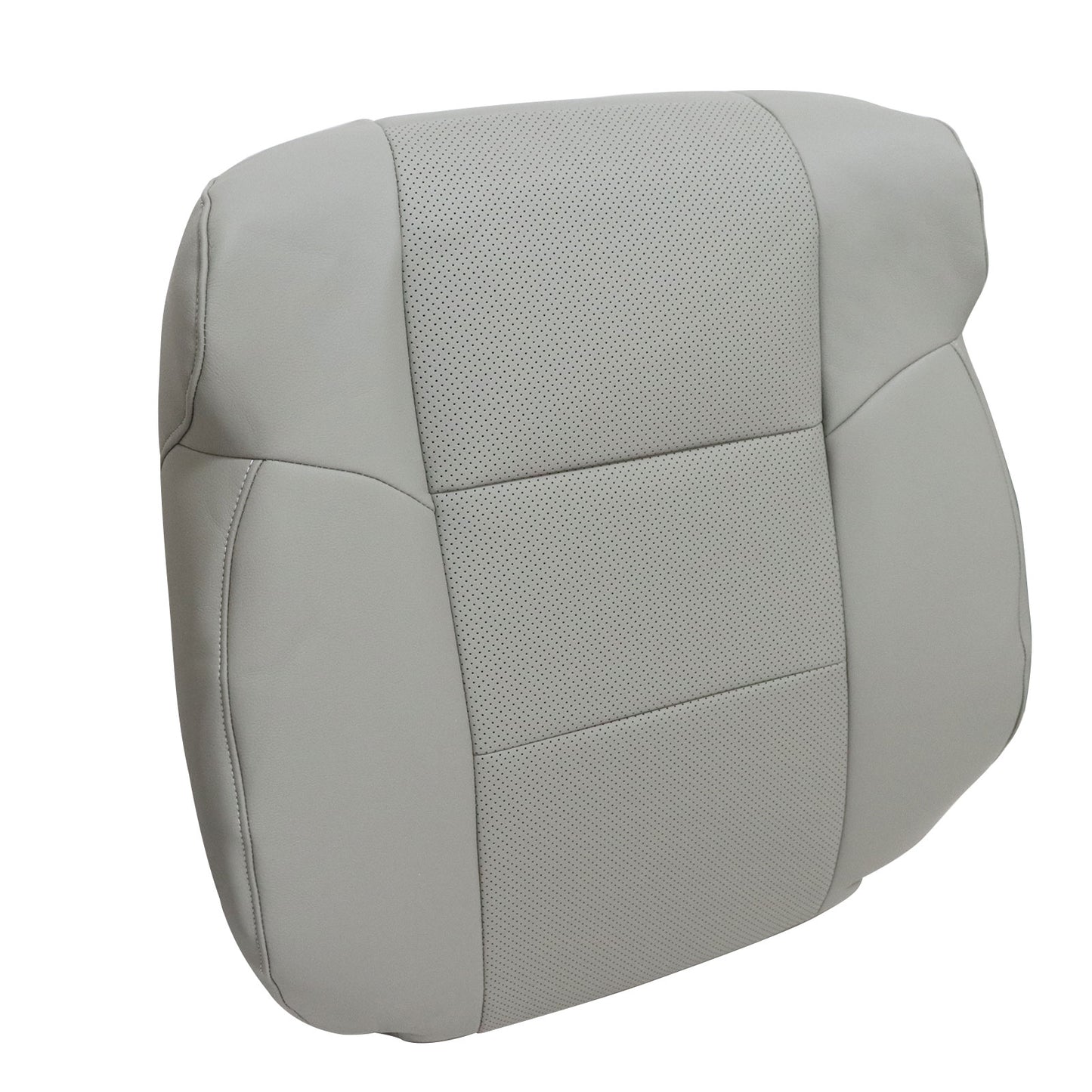 For 2009-2014 Acura TSX Front Driver Side Top Perforated Leather Seat Cover Gray