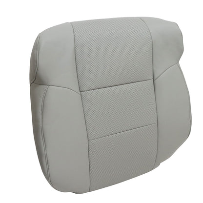 For 2009-2014 Acura TSX Front Driver Side Top Perforated Leather Seat Cover Gray