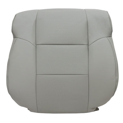 For 2009-2014 Acura TSX Front Driver Side Top Perforated Leather Seat Cover Gray