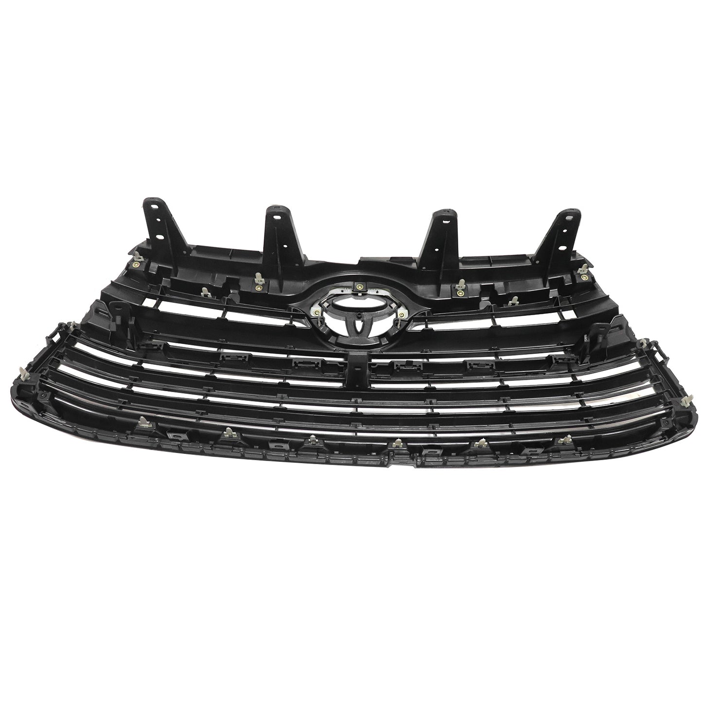 Gloss Black For 2014-2015 2016 Toyota Highlander Front Bumper Upper Grille New