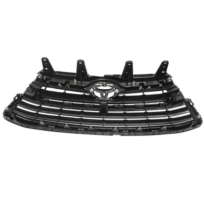 Gloss Black For 2014-2015 2016 Toyota Highlander Front Bumper Upper Grille New