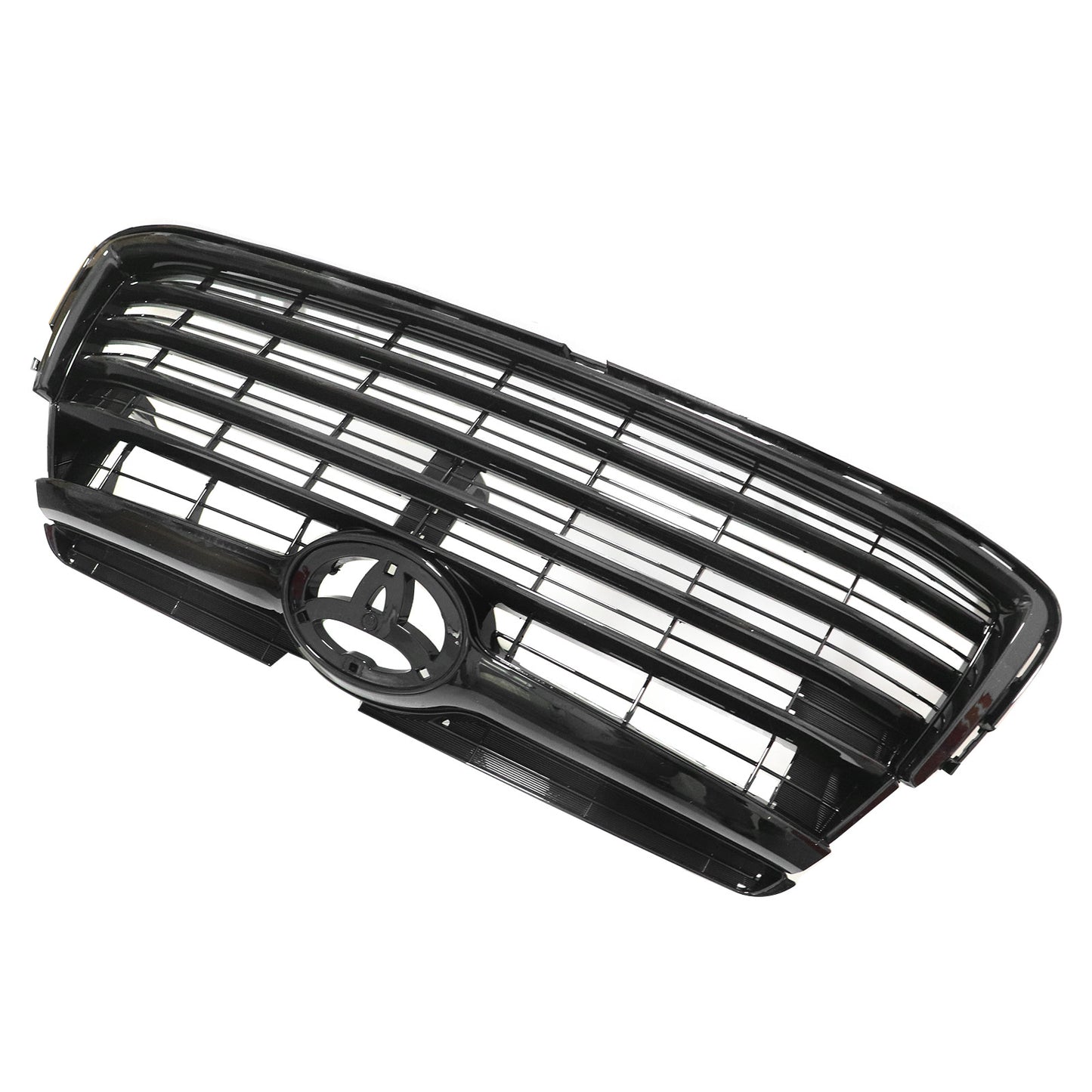 Gloss Black For 2014-2015 2016 Toyota Highlander Front Bumper Upper Grille New