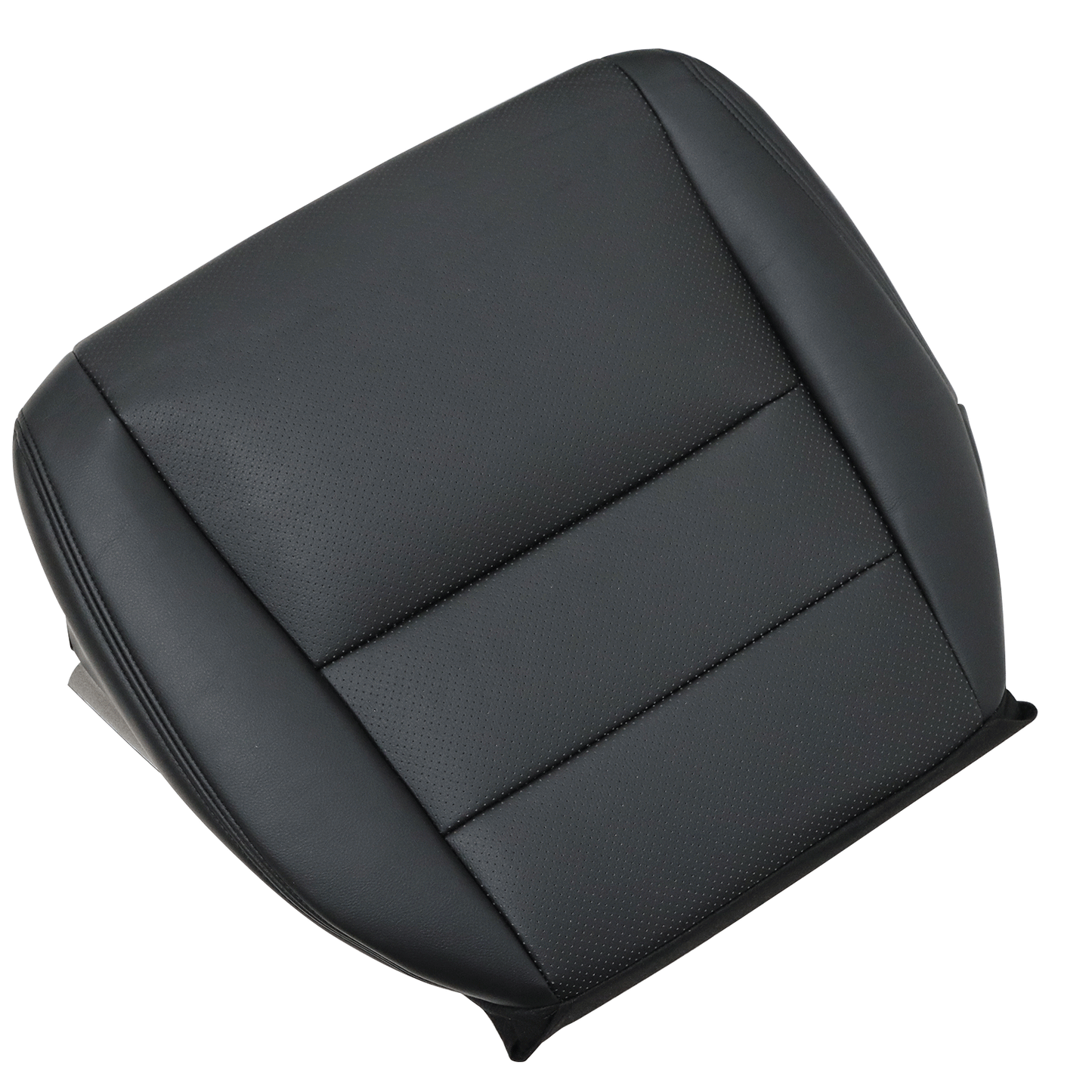 For 2005-2008 Acura TL Driver Side Bottom Perforated Leather Seat Cover Black A