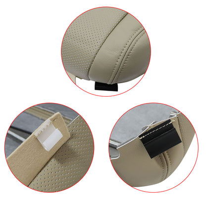 For 2005-2008 Acura TL Passenger Side Bottom Perforated Leather Seat Cover Tan