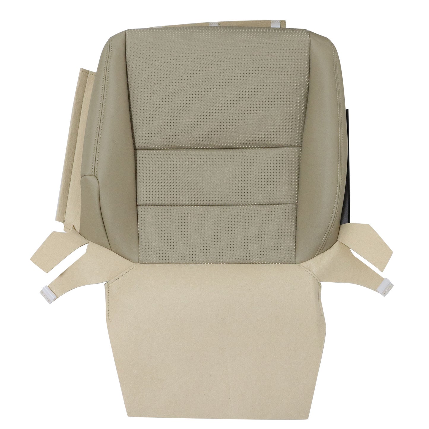 For 2005-2008 Acura TL Passenger Side Bottom Perforated Leather Seat Cover Tan