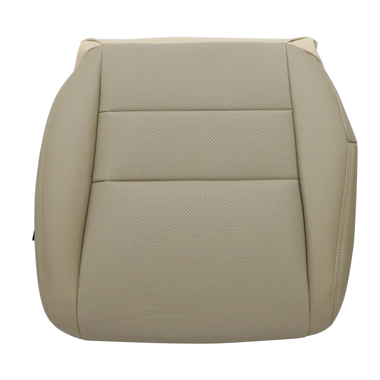 For 2005-2008 Acura TL Passenger Side Bottom Perforated Leather Seat Cover Tan