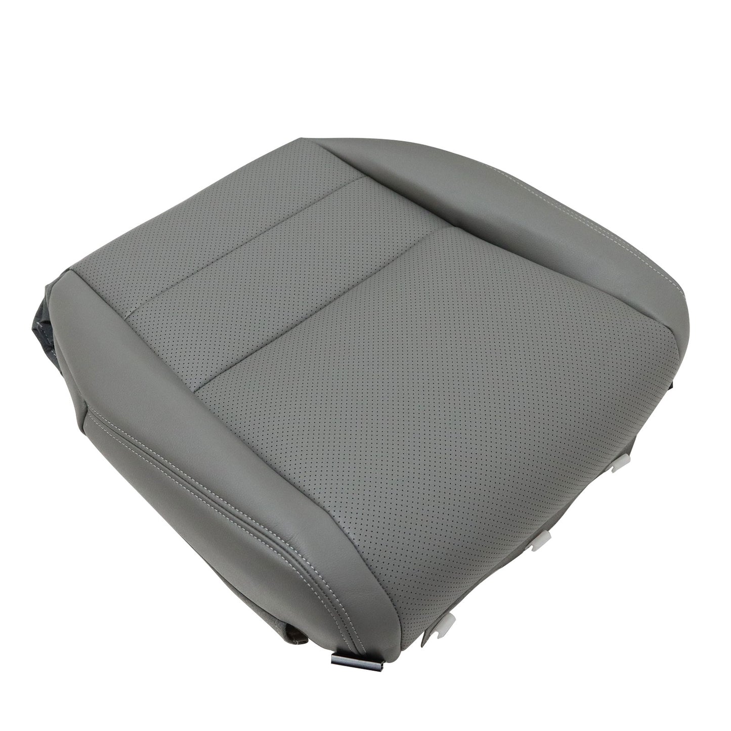 Fits 2004-2008 Acura TL Front Driver Bottom Perforated Leather Seat Cover Gray