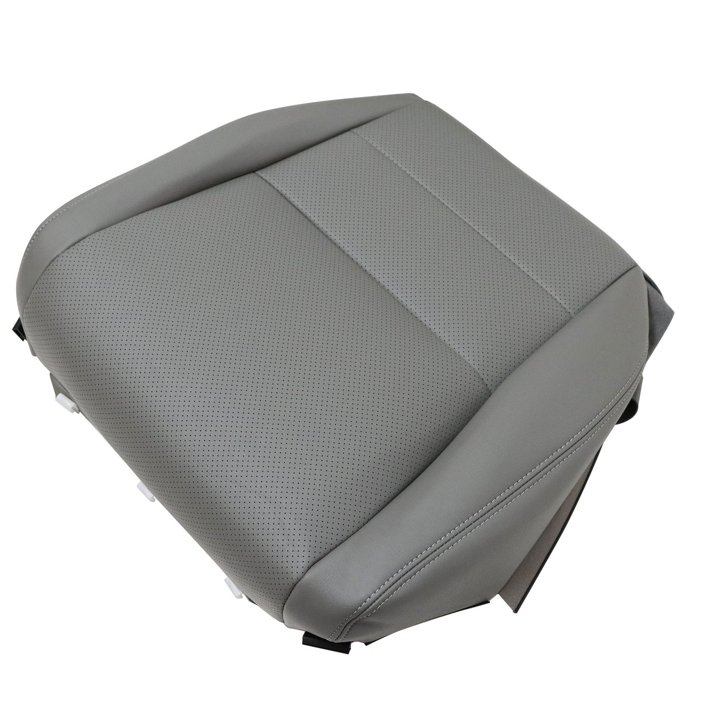 Fits 2004-2008 Acura TL Front Driver Bottom Perforated Leather Seat Cover Gray