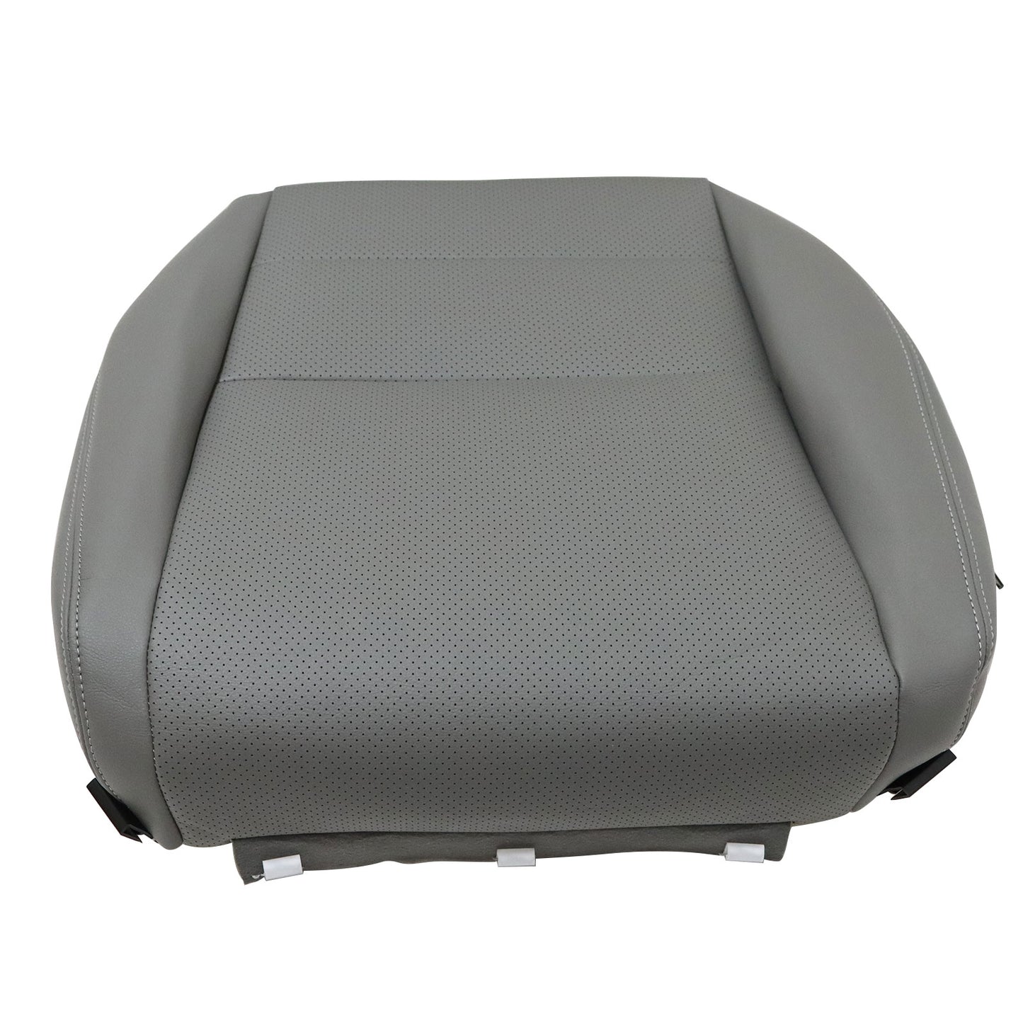 Fits 2004-2008 Acura TL Front Driver Bottom Perforated Leather Seat Cover Gray