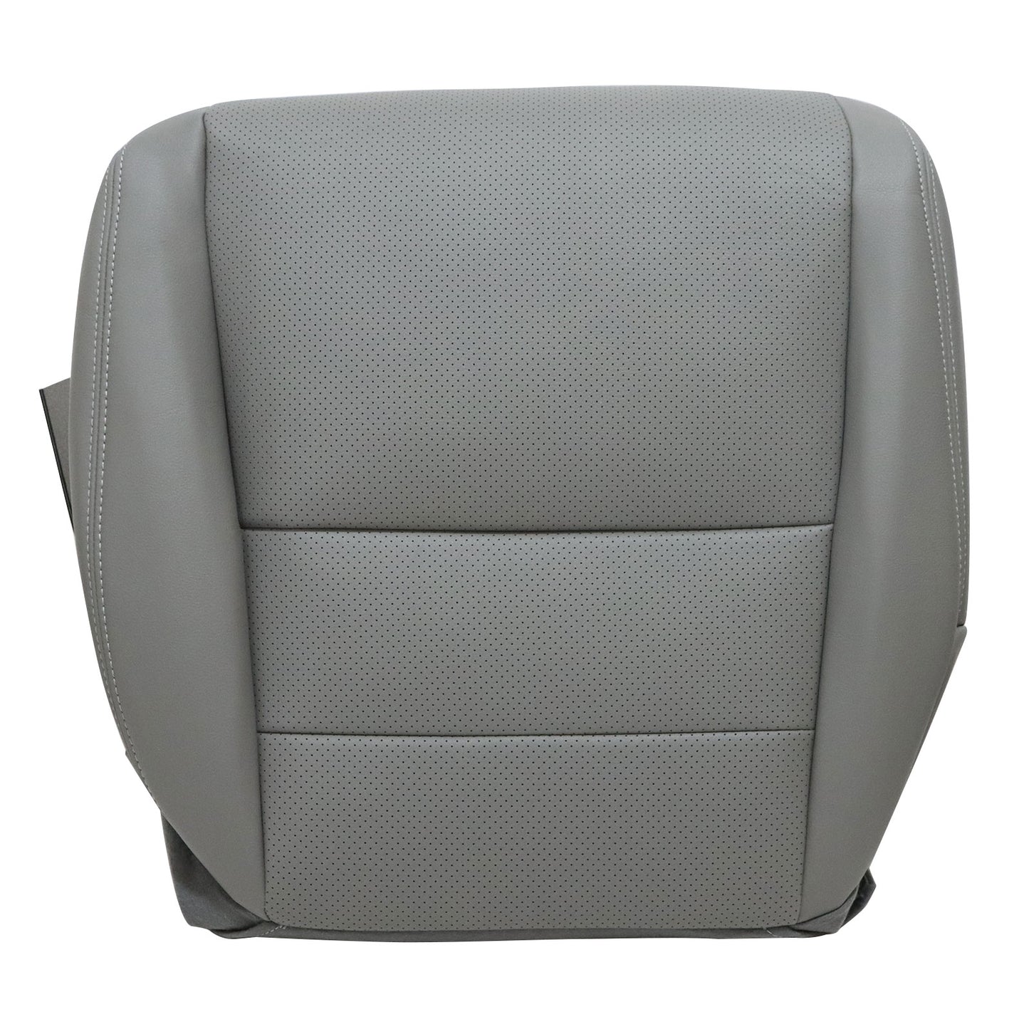 Fits 2004-2008 Acura TL Front Driver Bottom Perforated Leather Seat Cover Gray