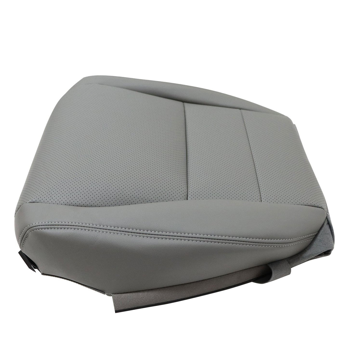 Fits 2004-2008 Acura TL Front Driver Bottom Perforated Leather Seat Cover Gray