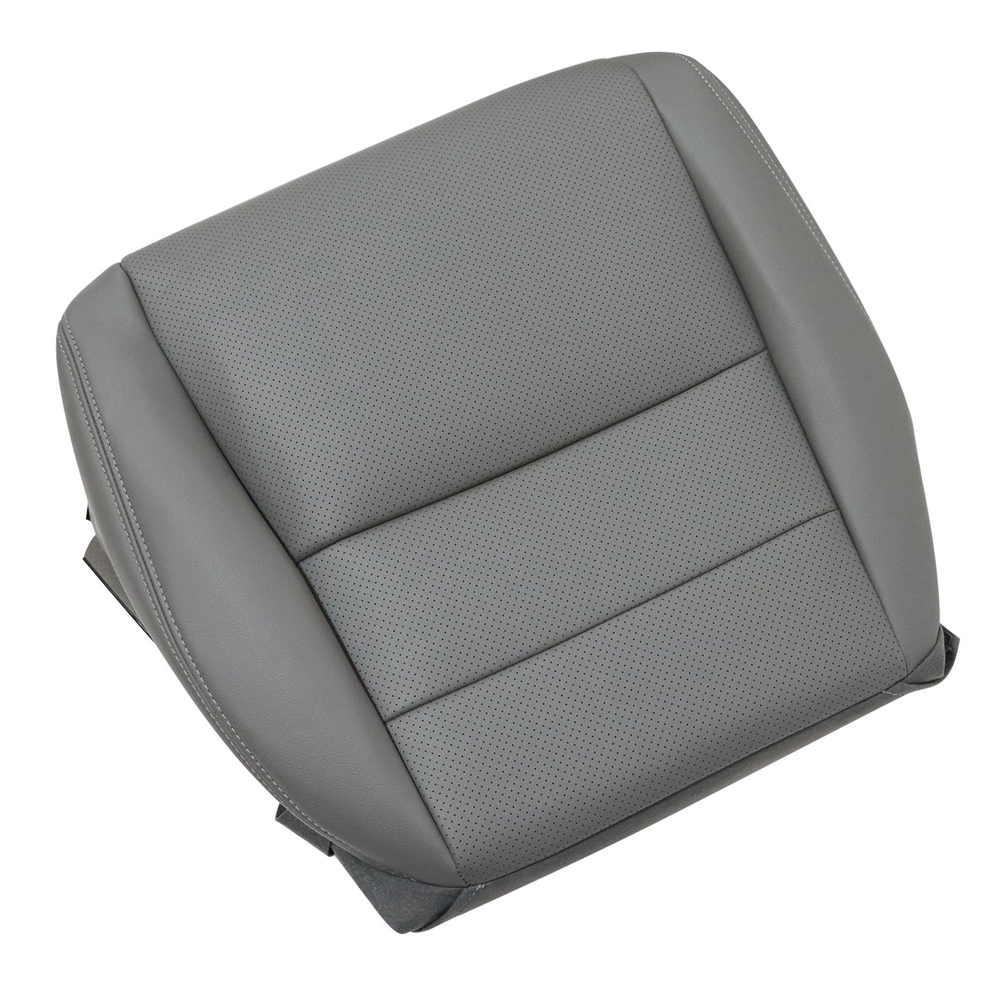 Fits 2004-2008 Acura TL Front Driver Bottom Perforated Leather Seat Cover Gray