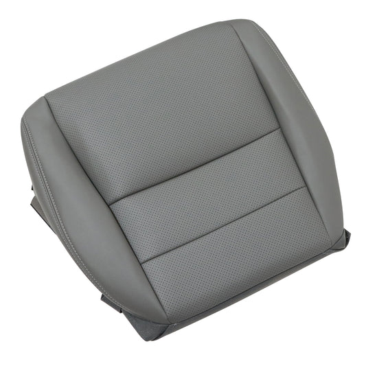 Fits 2004-2008 Acura TL Front Driver Bottom Perforated Leather Seat Cover Gray