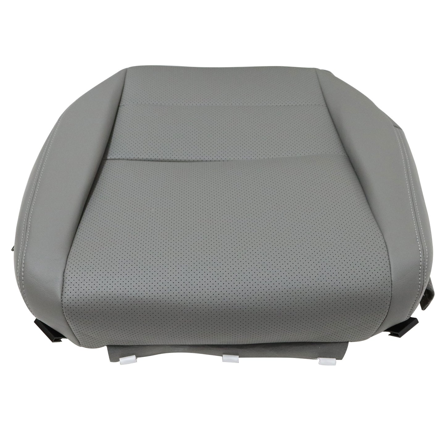 For 2004-2008 Acura TL Front Passenger Bottom Perforated Leather Seat Cover Gray