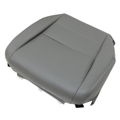 For 2004-2008 Acura TL Front Passenger Bottom Perforated Leather Seat Cover Gray