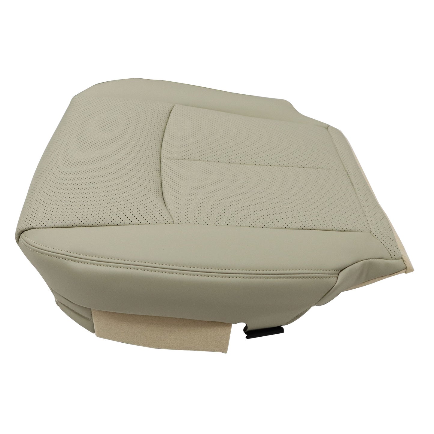 For 2014 to 2020 Infiniti Q50 Passenger Side Bottom Leather Seat Cover Wheat Tan