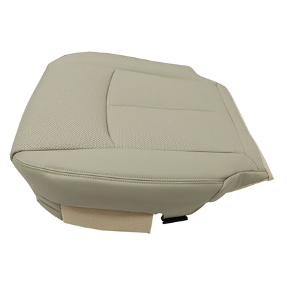 For 2014 to 2020 Infiniti Q50 Passenger Side Bottom Leather Seat Cover Wheat Tan