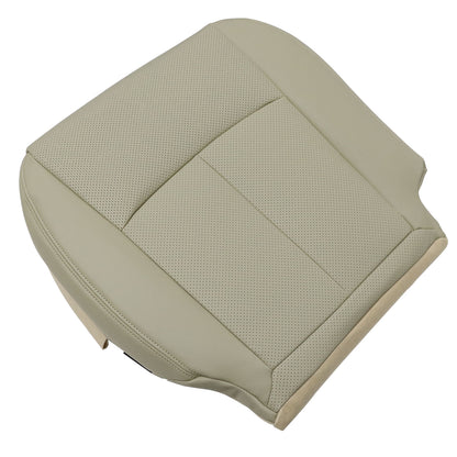 For 2014 to 2020 Infiniti Q50 Passenger Side Bottom Leather Seat Cover Wheat Tan