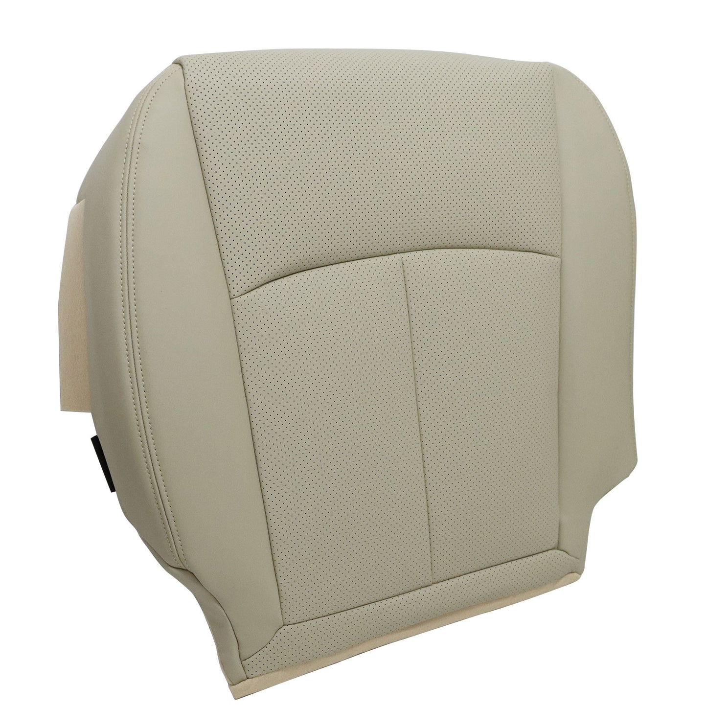 For 2014 to 2020 Infiniti Q50 Passenger Side Bottom Leather Seat Cover Wheat Tan