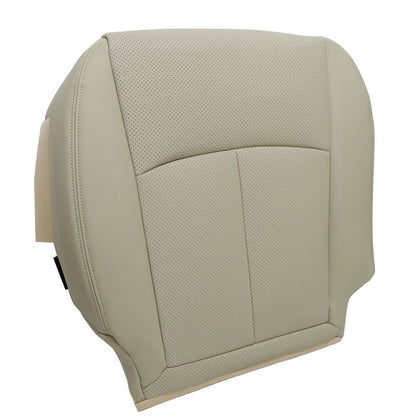 For 2014 to 2020 Infiniti Q50 Passenger Side Bottom Leather Seat Cover Wheat Tan