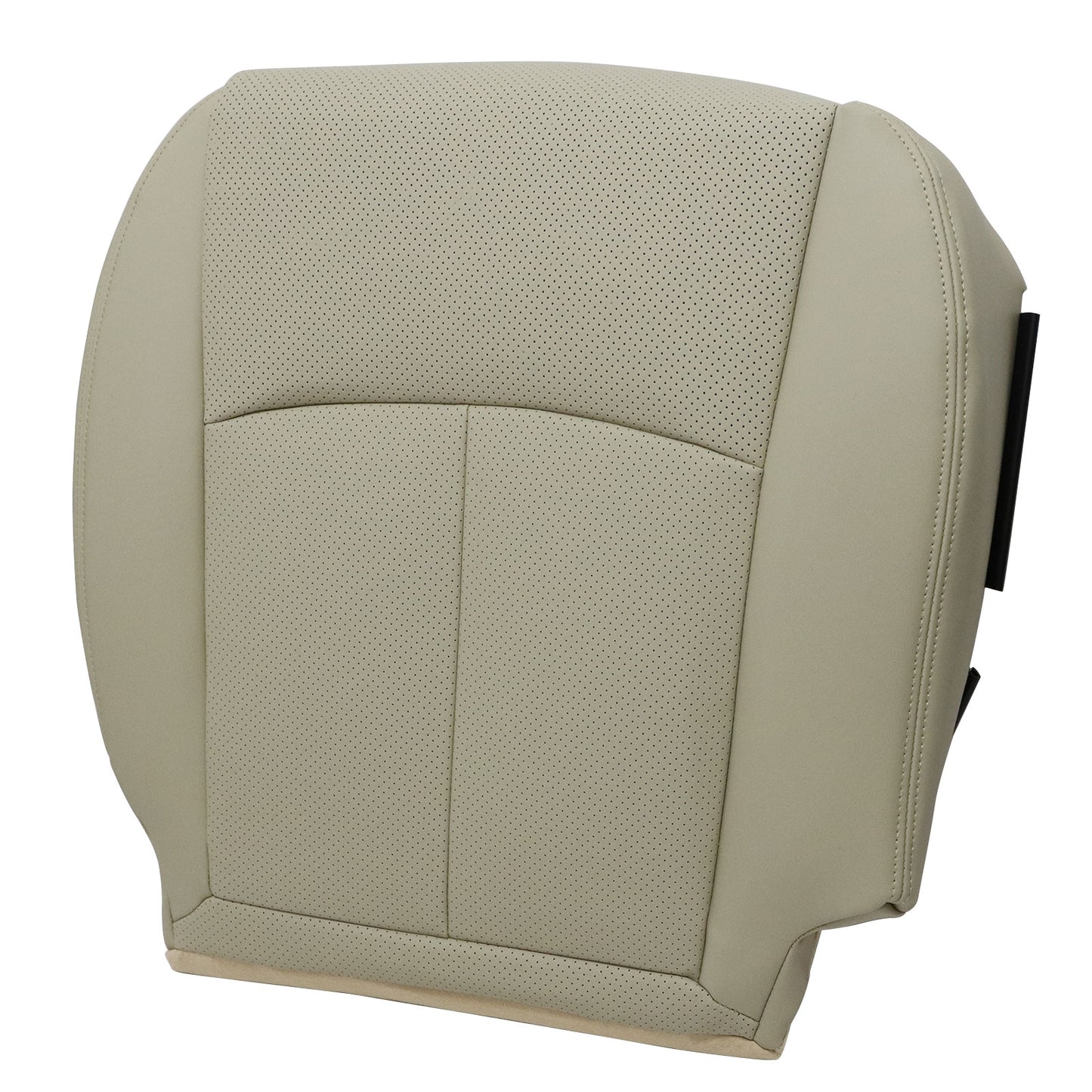 For 2014 to 2020 Infiniti Q50 Passenger Side Bottom Leather Seat Cover Wheat Tan