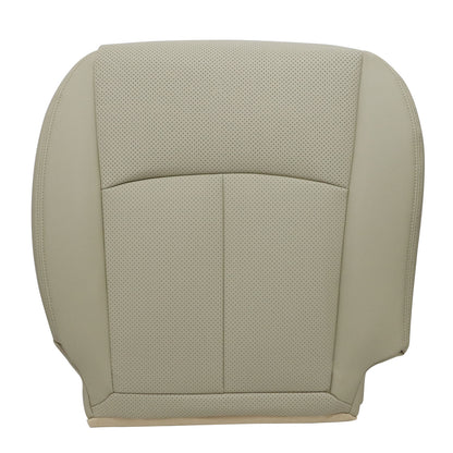 For 2014 to 2020 Infiniti Q50 Passenger Side Bottom Leather Seat Cover Wheat Tan