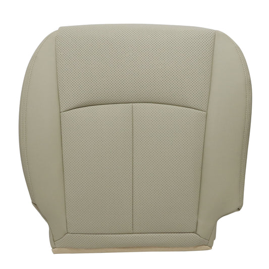 For 2014 to 2020 Infiniti Q50 Passenger Side Bottom Leather Seat Cover Wheat Tan