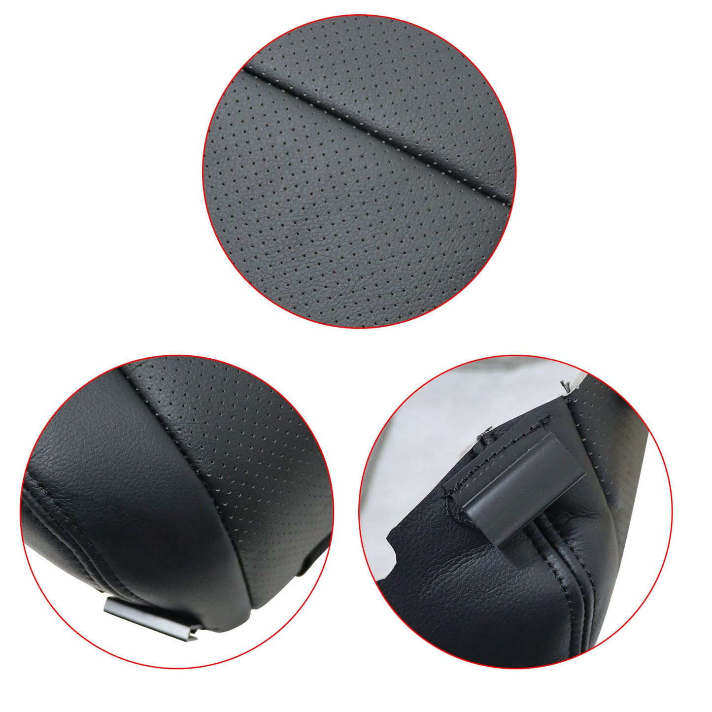 Fits 2005 2006 2007 2008 Acura TL Passenger Side Bottom Leather Seat Cover Black