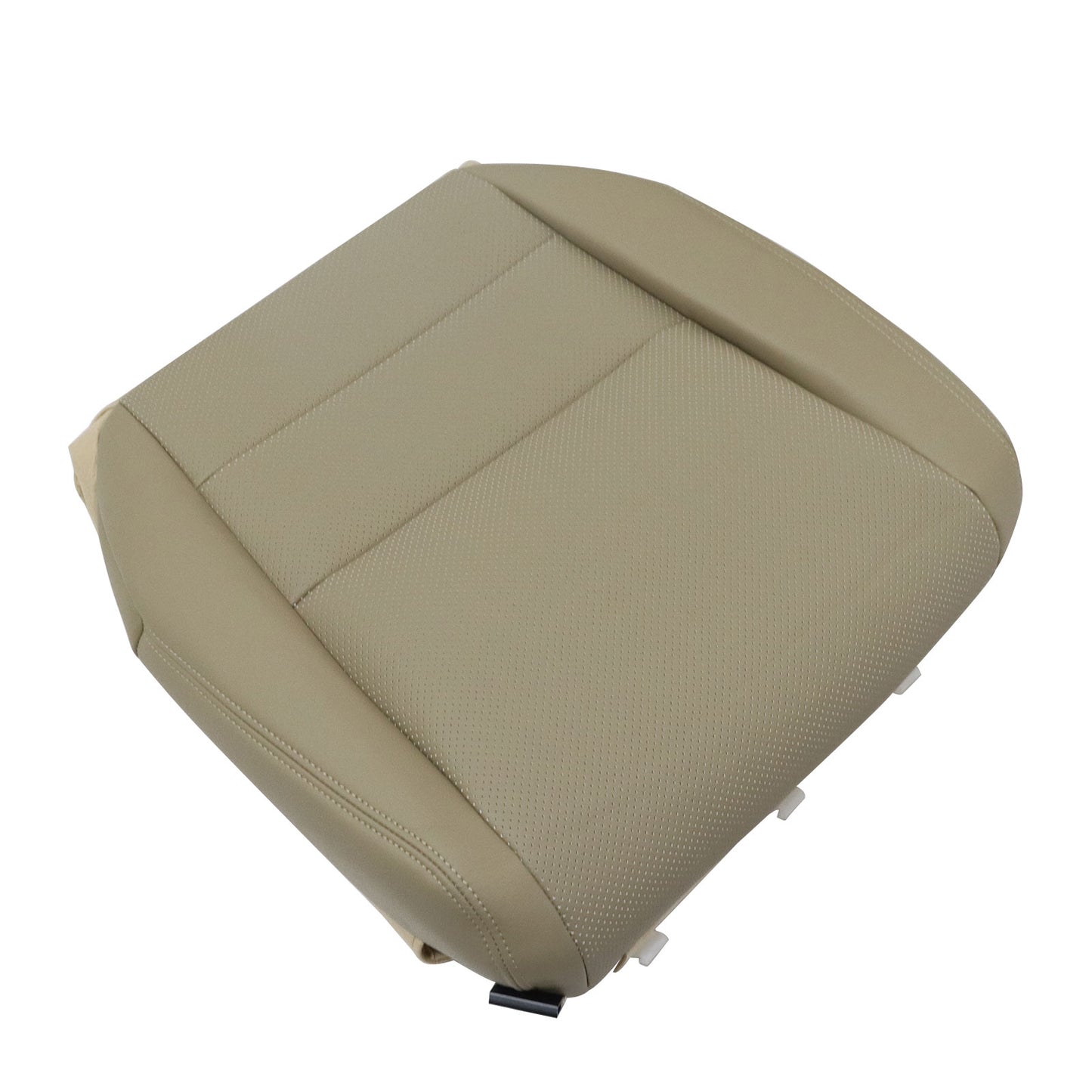 For 2005 to 2008 Acura TL Driver Side Bottom Perforated Leather Seat Cover Tan